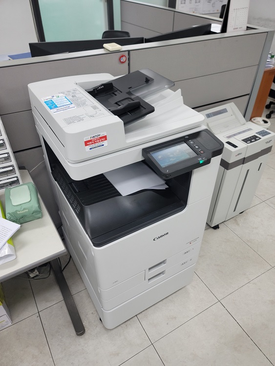 청주 캐논 iR C3326 신품 A3 컬러 레이저 복합기 설치 사진 3