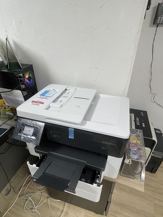 충북 청주 복합기 렌탈 HP7740 A3 무한잉크 설치 사진 1