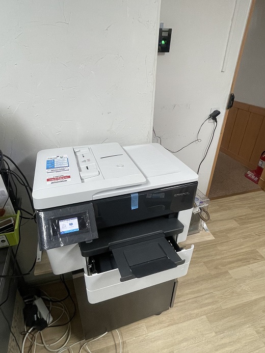 청주 사무실 HP7740 A3 무한잉크 복합기 설치 사진 2